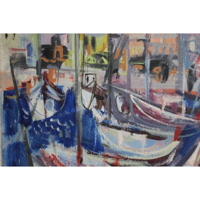 Maurice Empi, Saint Tropez, 1970s, Oil Painting on Canvas, Framed For Sale - Image 14 of 18