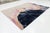 Textile Abstract "Volcanic Ember" Modern Hand-Tufted Wool Rug – Navy, Pink, & Gold For Sale - Image 7 of 10