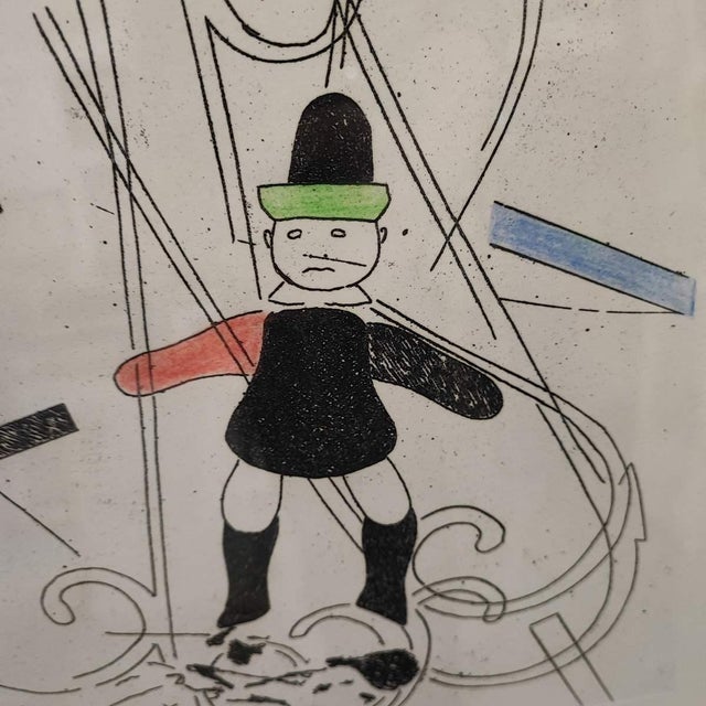 Franco Angeli, Lithograph, Framed For Sale - Image 3 of 10