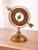 Vintage Handmade Brass Armillary Sphere With Sundial Arrow For Sale - Image 4 of 10