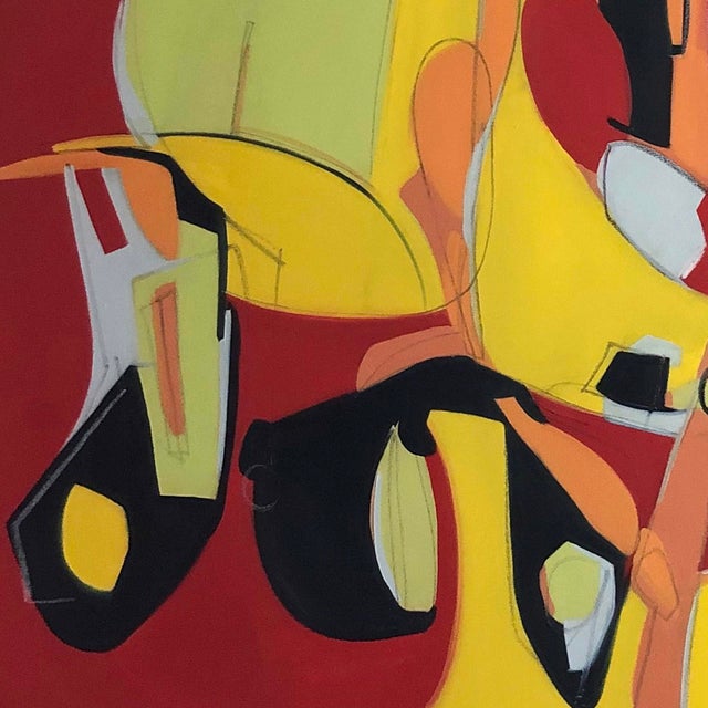 Early 21st Century Making Lemonade by Amy Hutcheson | Oil on canvas Abstract composition with vibrant colors. For Sale - Image 5 of 5