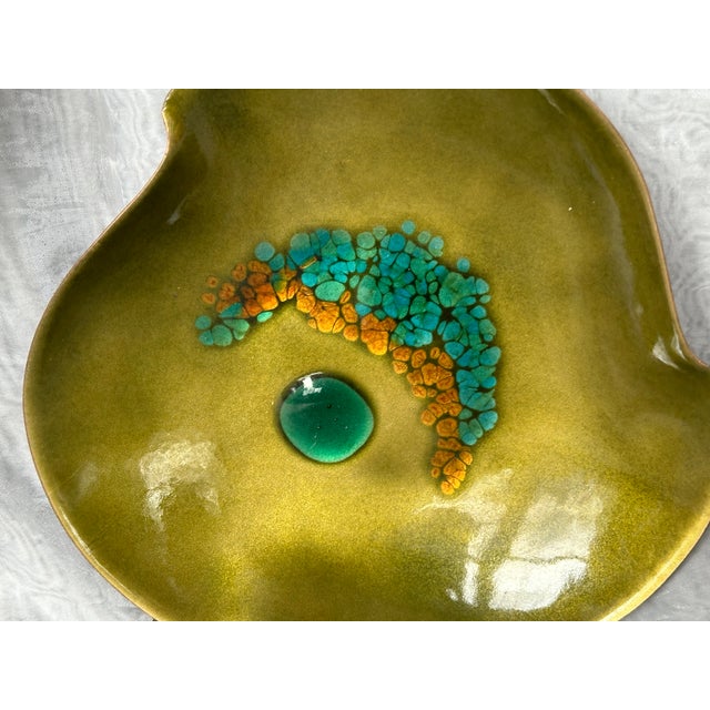 Mid Century Modern Copper Enamel Bowl by Bovano For Sale In New York - Image 6 of 12