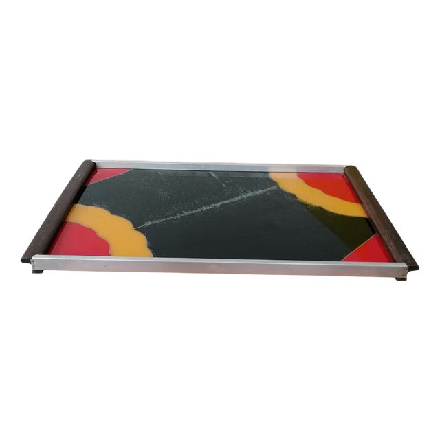 Aluminium Design Tray, 1950s For Sale