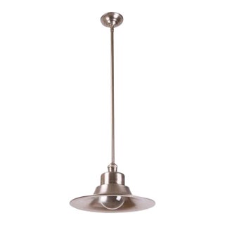 Saucier Pendant in Nickel Finish For Sale