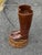 American Mid 20th C. Majolica Style 22" High Glazed Terra Cotta Riding Boots Umbrella Stand For Sale - Image 3 of 10