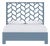 Silas Standard Bed Queen - Regatta Blue For Sale
