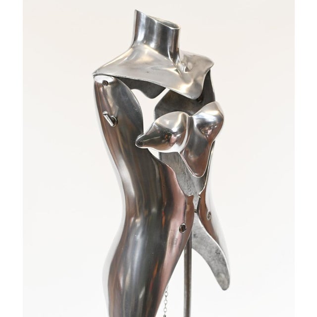 Vintage Metal Mannequins, Set of 2 For Sale - Image 3 of 11