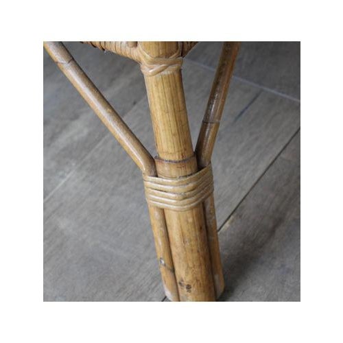 Wicker Chairs and Coffee Table, 1950s, Set of 5 For Sale - Image 16 of 18