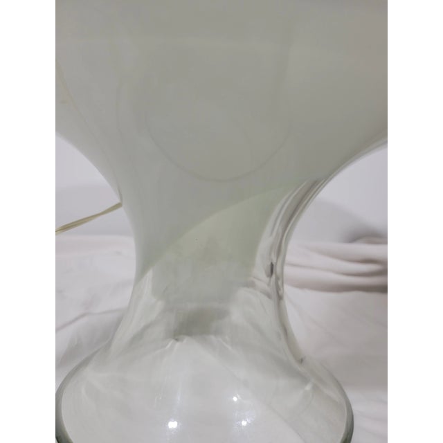 70s Gino Vistossi Murano Glass Mushroom Lamp, Unmarked For Sale - Image 6 of 9
