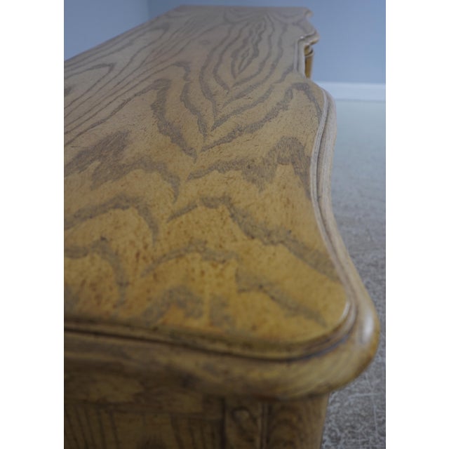 Baker French Oak 9 Drawer Dresser For Sale - Image 10 of 18