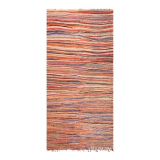 Nazmiyal Collection Abstract Colorful Vintage Moroccan Kilim Rug For Sale