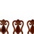 Furniture - Set of six chairs - 19th century. Portuguese, 19th century; made of mahogany wood with satinwood inlays. Seats...
