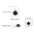 Delicate Yet Bold 5.71 Ct Black Star Pendant for Special Occasions For Sale - Image 10 of 12