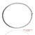 Metal 18k 750 Solid White Gold Brilliant Cut Natural Diamond Bangle Bracelet For Sale - Image 7 of 10