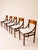 Textile Chaises in Wood from Silvio Cavatorta, Italy, 1960s, Set of 5 For Sale - Image 7 of 7