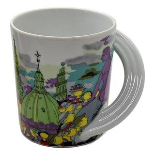 Cupola City Cup Series No. 32 Copenhagen Mug by Bjørn Wiinblad and Mario Bellini for Rosenthal Studio Line, 1990s For Sale