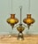 Vintage Twin Brass Table Lamp, 1970 For Sale - Image 4 of 8