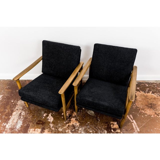 GFM 142 Armchairs by Edmund Homa for Gościcńskie Furniture Fabryki, 1960s, Set of 2 For Sale - Image 6 of 18