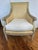 Oly Studio Grey Painted & Raffia Side Chair For Sale - Image 9 of 9