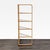 This corner bookshelf features a sturdy wooden frame and four glass shelves, perfect for displaying books or decor. Its...
