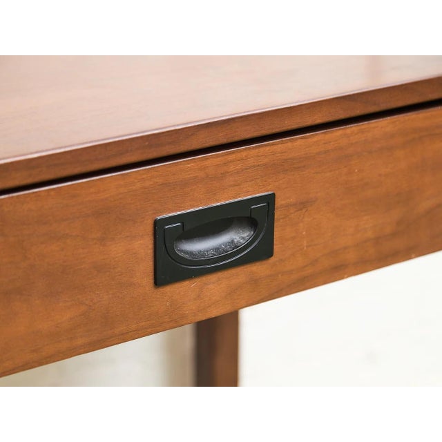 Wood Mid Century Writing Desk For Sale - Image 7 of 11