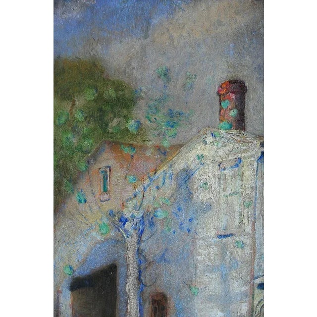 Claude Buck Birthplace House in the Bronx- C.1913 Oil Painting For Sale - Image 4 of 7