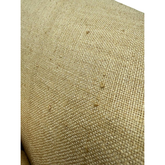 Late 20th Century Pearson Linen Upholstered Loveseat For Sale - Image 11 of 11