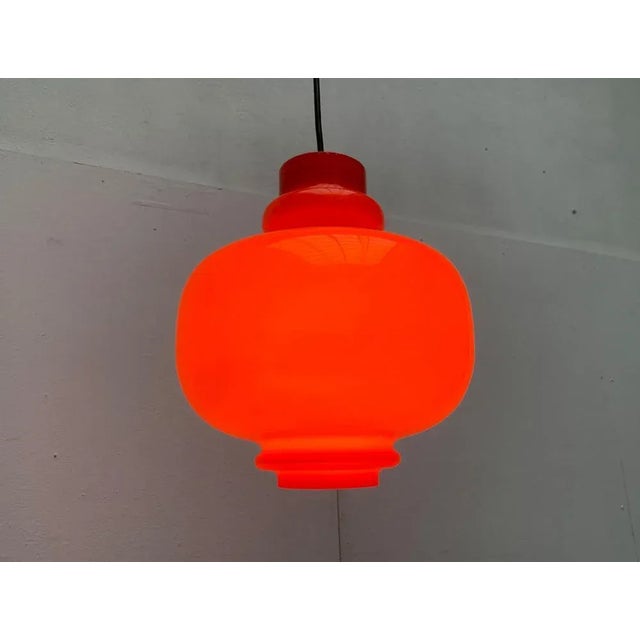 Mid-Century Swedish Space Age Oplight 75 Pendants by Hans-Agne Jakobsson for Staff, 1970s, Set of 2 For Sale - Image 14 of 18