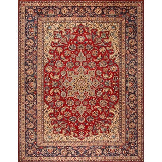Middle Eastern Hand-Knotted Rug For Sale
