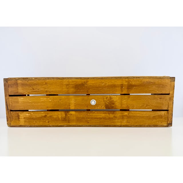 Vintage Indonesian Wood and Woven Rattan Four-Compartment Storage Caddy For Sale - Image 14 of 15
