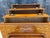 1980s Dixie Furniture Recollections Rustic Country French Solid Oak Chest With Oval Table Mirror For Sale In Los Angeles - Image 6 of 12