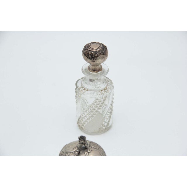 Toiletry Set with Glass Bottles, Set of 3 For Sale - Image 3 of 5