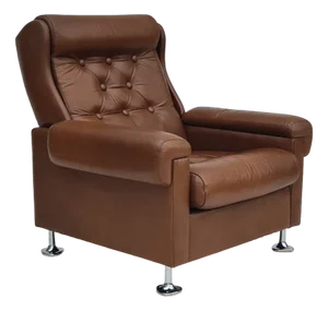 Mid-Century Danish Leather Armchair, 1970s