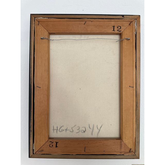 Mid-20th century Expressionist Oil Portrait, Framed - House of Else For Sale - Image 4 of 8