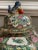 Mid-Century Modern Rose Medallion Famille Rose Foo Lion Temple Jar With Mahogany Stand - 25.5" Tall For Sale - Image 3 of 13