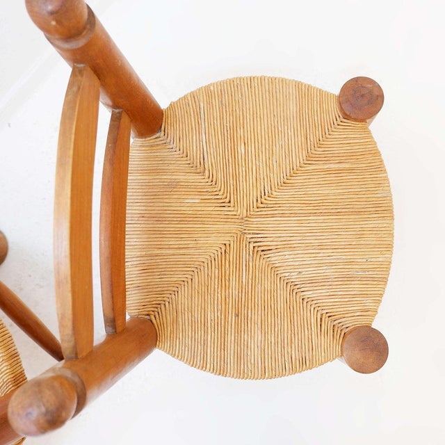 Low Brutalist Chairs by Charles Dudouyt, 1960s, Set of 2 For Sale - Image 6 of 15