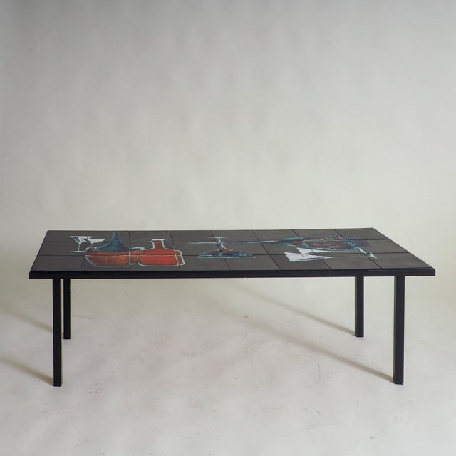 Mid-Century Modern Mid-Century Modern Cocktail Hour Tile Coffee Table by Antonio Denisco, 1960s For Sale - Image 3 of 15