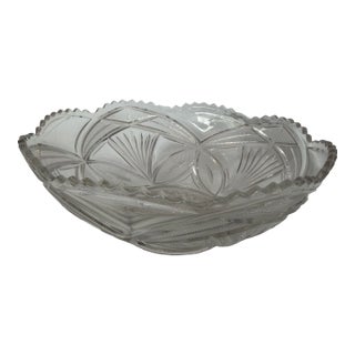 1910 Crystal Candy Dish For Sale