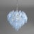 Metal Blue Poliedri Glass Lamp from Venini, 1960s For Sale - Image 7 of 9