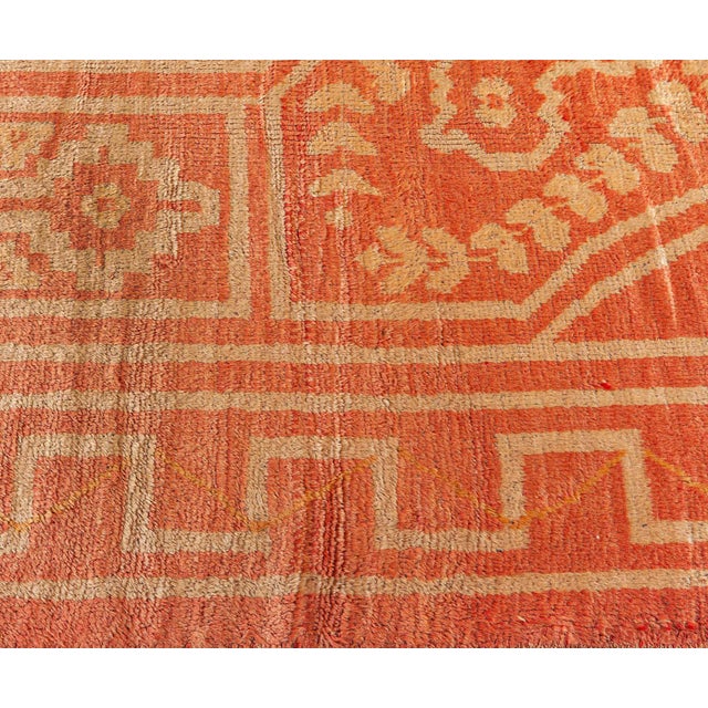 Antique Turkish Oushak Rug For Sale In New York - Image 6 of 8