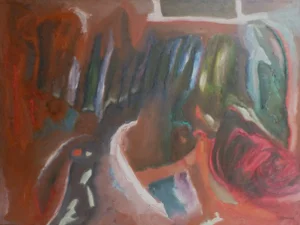 "Symphony" Large Abstract Oil Painting by Scott Spencer