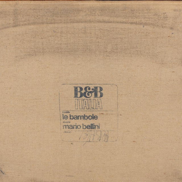 Brown Chair by Mario Bellini for B&B Italia, 1970 For Sale - Image 13 of 14