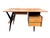 Magnificent Louis Paolozzi desk, Guermonprez edition, from the 1950s. High-quality finish: airplane wing-shaped top, solid...