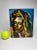 Abstract Fauvist Ancient Figurehead Original Oil Painting on Board For Sale - Image 10 of 12