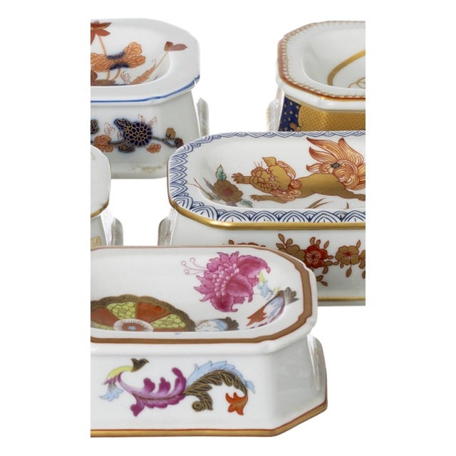 Ceramic Porcelain Salt Shakers from Vista Alegre, Set of 6 For Sale - Image 7 of 8