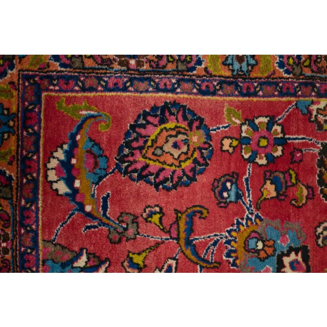Vintage Mashad Palace Rug For Sale - Image 3 of 10