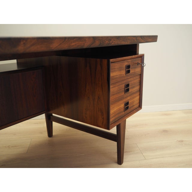 Danish Rosewood Desk, 1960s For Sale - Image 9 of 18