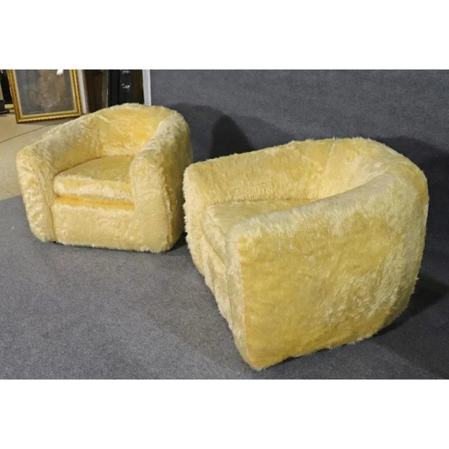 Mid-Century Modern Wild Mid-Century Club Chairs - A Pair For Sale - Image 3 of 7