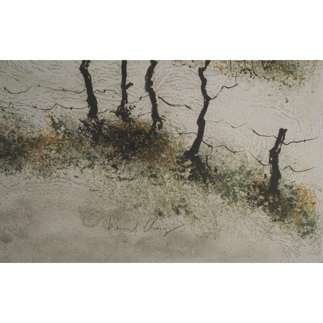 Bernard Charoy, Paysage enneigé, Lithograph For Sale - Image 4 of 8