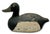 Very Nice Large Size Antique American Hand Carved & Painted Wood Duck Hunters Working Decoy With Glass Eyes For Sale - Image 11 of 18